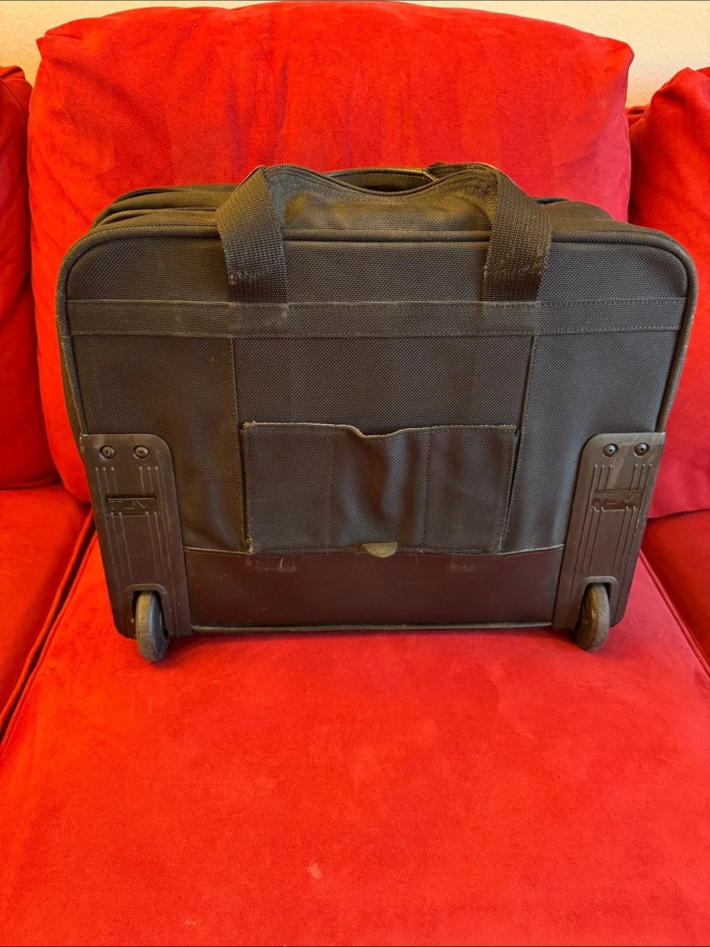 Tumi Black Men's Travel Briefcase Bag